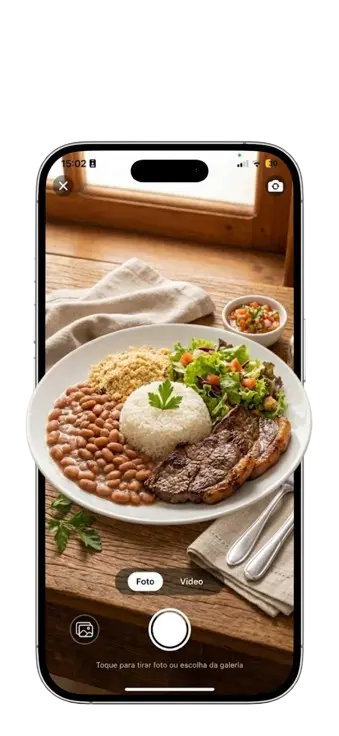 Tire foto da comida